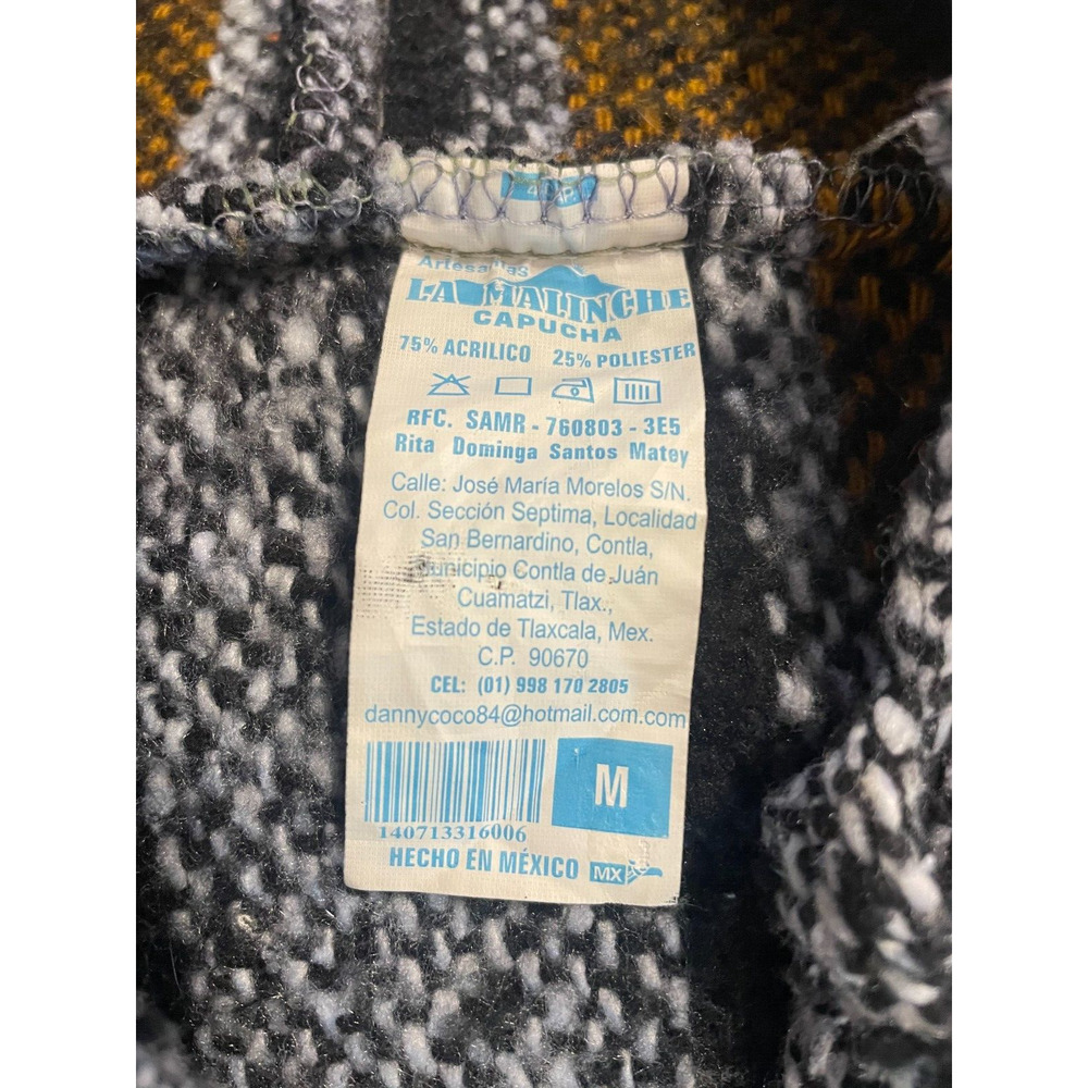 Striped Brown and Gray Men's Hoodie - Picture 6 of 7